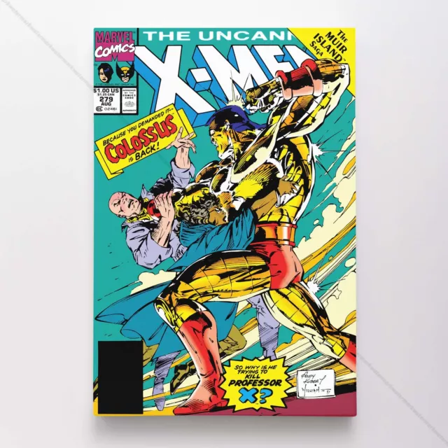Uncanny X-Men Poster Canvas Vol 1 #279 Xmen Marvel Comic Book Art Print