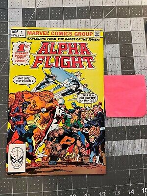 Alpha Flight #1 First Puck,Marrina And Tundra Marvel 1983