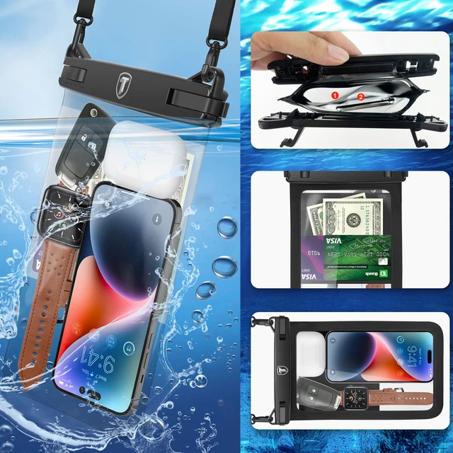 Waterproof Floating Cell Phone Pouch Underwater Dry Bag Case For iPhone Samsung