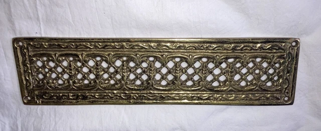 Vintage Ornate Rectangular Wall Plaque Decoration