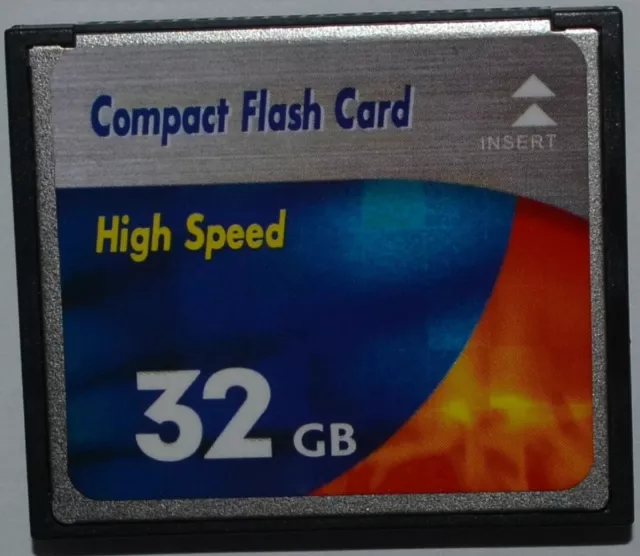 32 GB CompactFlash Speicherkarte Compact Flash Karte Card  CF für Digital Kamera