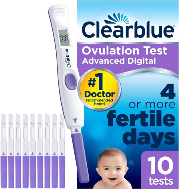 Clearblue ADVANCED Digital Ovulation Tests Kit - 10 tests