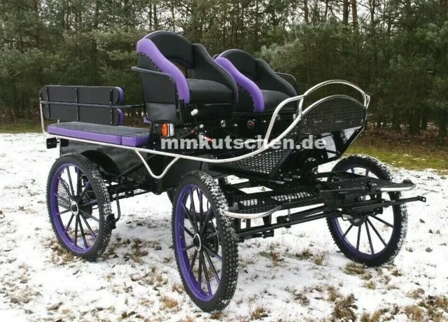 Kutschen Marathon Fahrschulwagen 035 NEU Kutsche Marathonwagen Wagen Wagonette