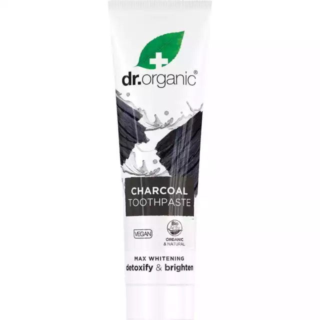 Dr Organic Extra Whitening Charcoal Toothpaste 100ml