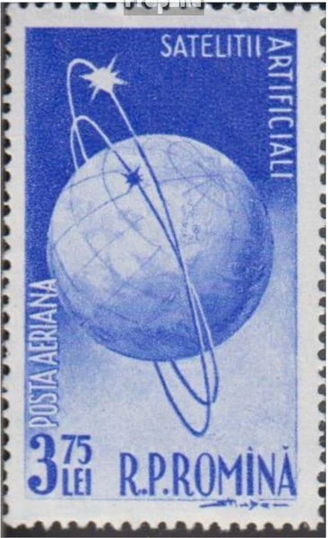 Briefmarken Rumänien 1957 Mi 1677-1680  postfrisch Raumfahrt