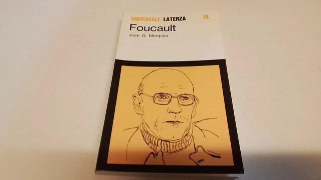 JOSÉ G. MERQUIOR, FOUCAULT, 1a ed. Laterza, 1988, 14d25
