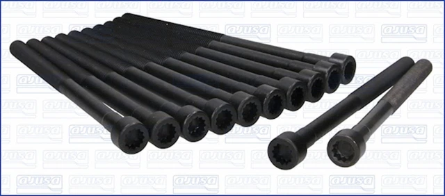 Set viti testata cilindro JUSA 81043400 M12 per SSANGYONG REXTON 2 RODIUS 1 VAN