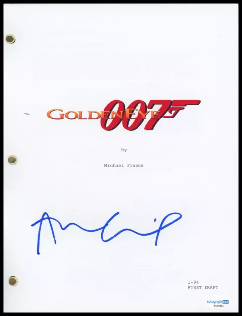 Alan Cumming "GoldenEye" AUTOGRAPH Signed Bond 007 Boris Script Screenplay ACOA