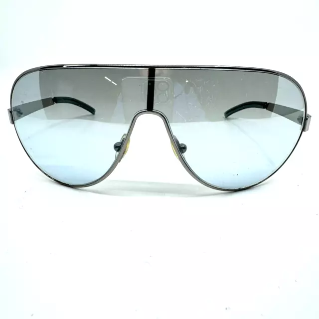 EMPORIO ARMANI SUNGLASSES Silver Shield Womens EA 9047 s 115mm H11829 41.48 PicClick UK