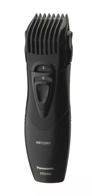 Panasonic ER2403K Cordless Wet/Dry Hair & Beard Trimmer Clipper NEW