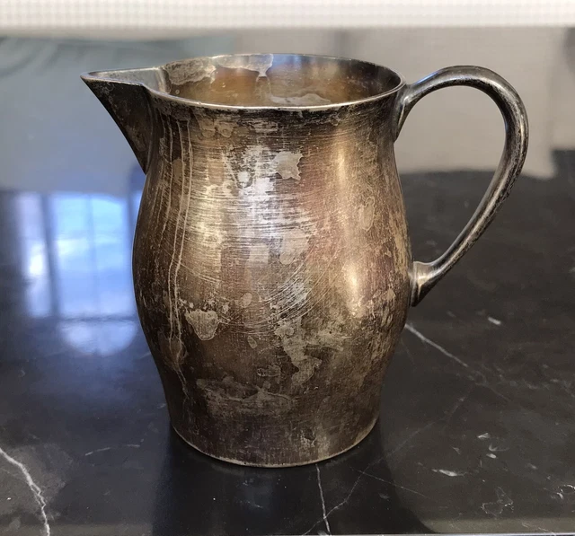 Antique, Reed & Barton, Paul Revere Miniature Dessert Creamer, 3”,Sterling, x390