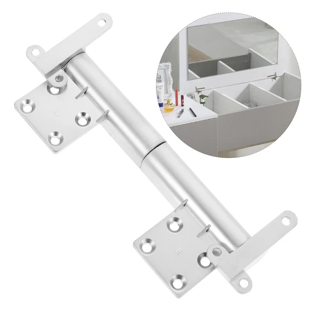 Bisagra de maquillaje aleación de zinc soporte de mesa bisagra plateada