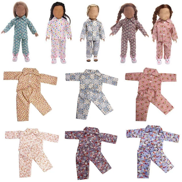 animato Accessori per vestiti Vestiti ragazza 43cm Pigiama bambola carina