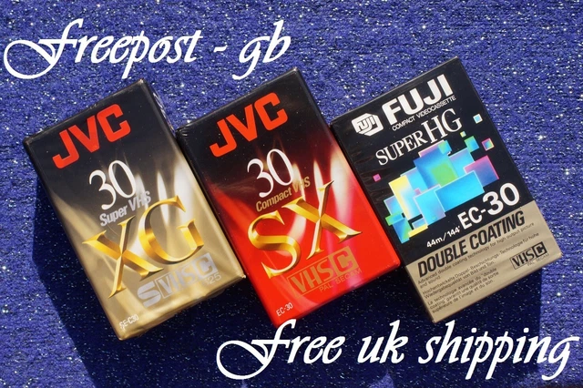 3 X Haut Qualité EC-30 Vhs-C Caméscope Vidéo Cassettes / Cassettes