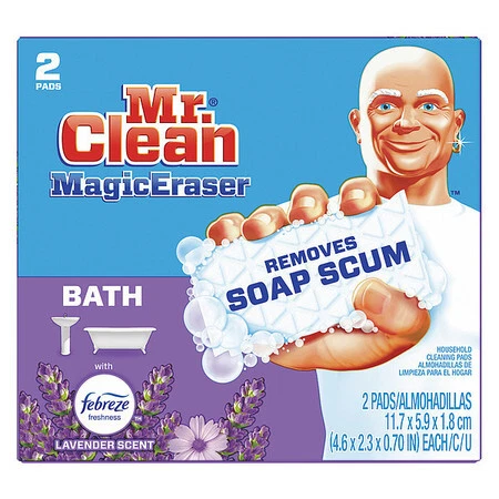 Mr. Clean 51107 Cleaning Pad,4 5/8 In L,White,Pk8