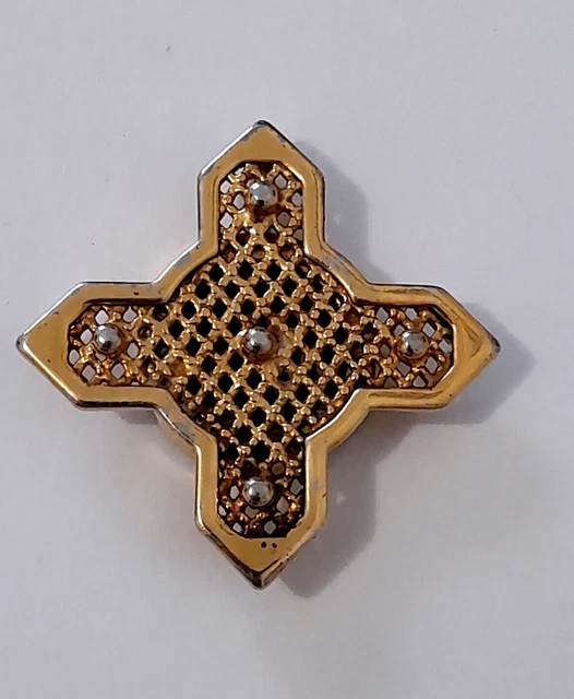 Pendentif Ancien Plaque Or - Porte-bonheur Vintage