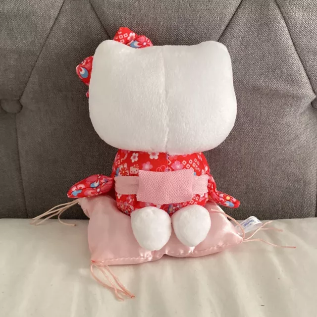 Official Sanrio Nakajima 2011 Hello Kitty Sakura Kimono Plush Soft Toy Japan 7" 3