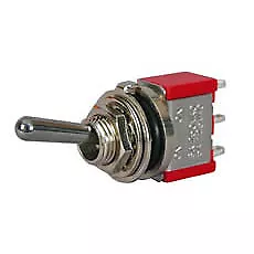 Durite 0-603-60, Change Over or On/Off Miniature Toggle Switch with Metal Lever