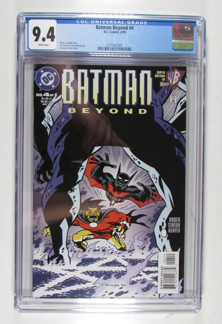 Batman Beyond #4 DC (1999) CGC 9.4 NM 1st Series 1st Print Graded Comic Book