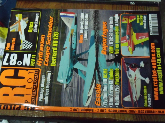 Revue RC Pilot N°23 Avec Plans - Plan Encarté Brown B1 / Aldij Twinstar II Mini Taxi - Occasion