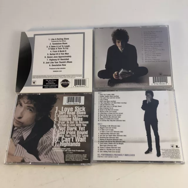 Bob Dylan CD Lot : No Direction Home / Highway 61 / Blonde on Blonde / Time Mind 2