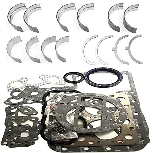bearing+thrust washer+Full Gasket Kit Compatible  z602 For Kubota BX1500