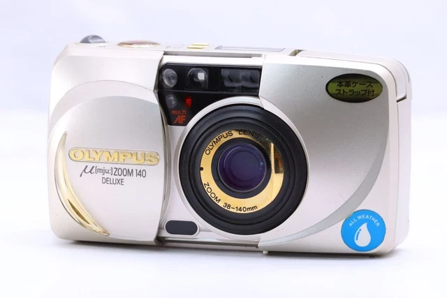 OLYMPUS Μ [MJU:] ZOOM 140 DELUXE Compact Camera, Used