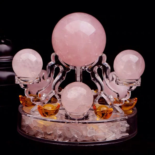 Base de bola de cristal de acrílico de escritorio soporte de exhibición de bola de cristal vidrio multiuso Ba