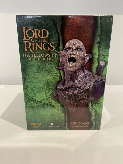 LORD OF THE Rings Orc Soldier 1/4 Scale Bust LOTR Sideshow WETA EUR 60,00 - FR