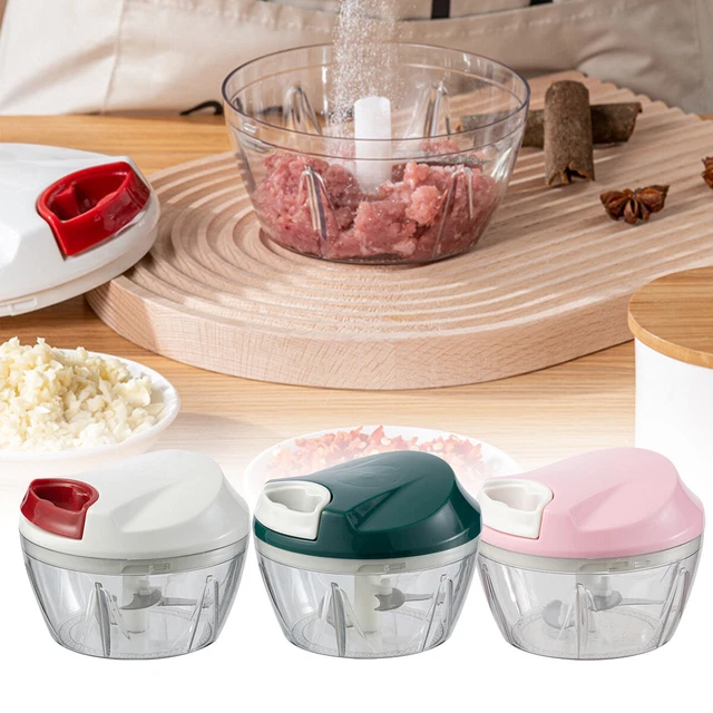 Manual Food Chopper Pull Cord Vegetable Slicer Hand Blender Cutter Tool Kitchen