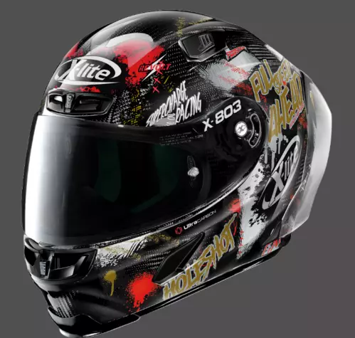 X-Lite X-803 RS Ultra Carbon HOLESHOT 35 Motorcycle Motorbike Helmet + VISOR - M