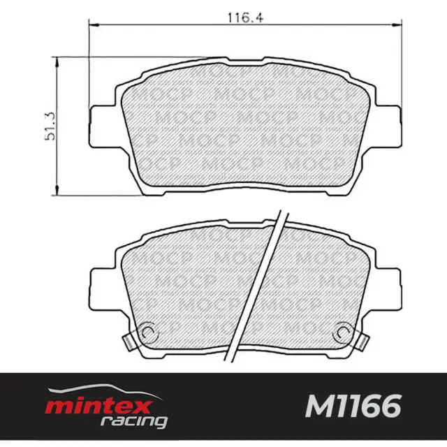 Mintex Racing MDB2029 M1166 Pastiglie freno ad alte prestazioni