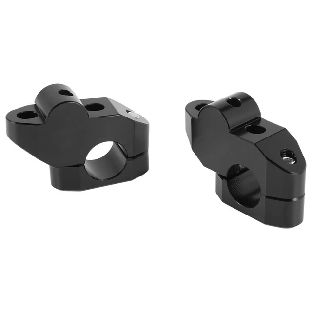 Alzata manubrio moto universale per morsetto barre 22 mm per nero C8I1