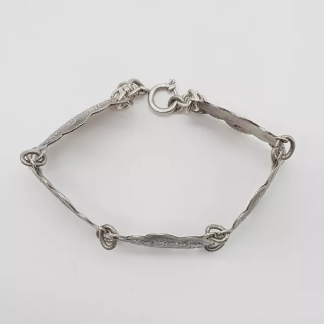 Russisches Silber Armband - Tula Silber - Niello Silber - - (158) 3