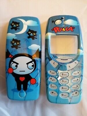 Blue Pucca Nokia 3310 / 3330 Fascia Front and Back Covers Housings Keypads