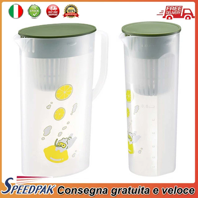Plastic Iced Water Container - Summer Cooling Tool for Iced Tea Milk Lemonade