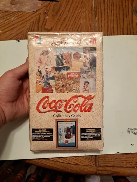 1995 Collect-A-Card Coca Cola Collectors Cards Series 4 Sealed Hobby Box 36ct.