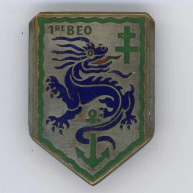 Insigne 1°DCEO Division Coloniale d’Extrême Orient. INDOCHINE