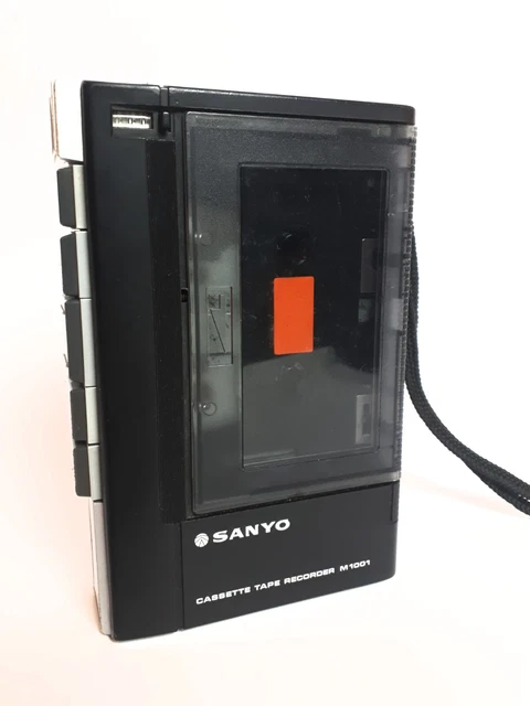 Walkman SANYO M 1001 Registratore Musicassette Vintage LEGGERE BENE