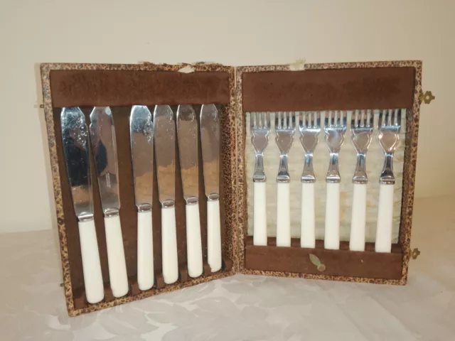 Vintage Sheffield Stainless Steel Cutlery Set