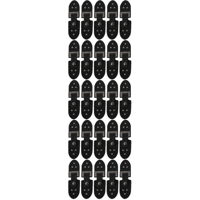 25 Pairs Pu Metal Buckle Toggle Buckles Wooden Sewing Buttons