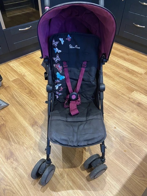 Silver cross pop clearance star footmuff butterflies