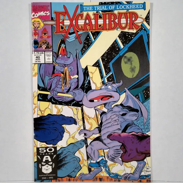 Excalibur - Vol. 1, No. 40 - Marvel Comics Group - August 1991 Buy It Now!