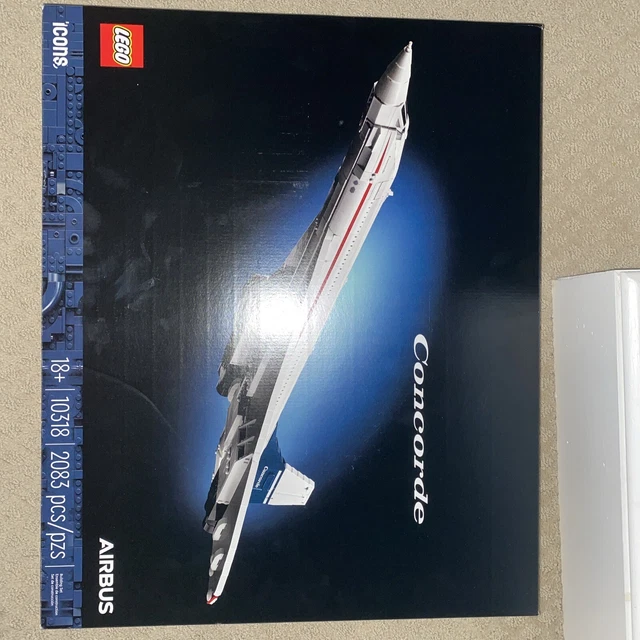 LEGO 10318 ICONS Aereo Airbus Concorde (2083 pz) nuovo di zecca EUR 269 ...