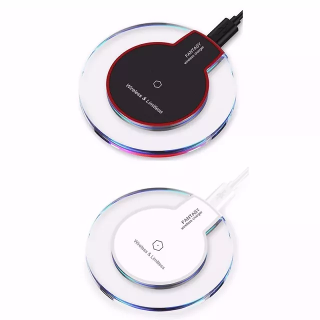 FAST Qi Wireless Charger Charging Pad Samsung Galaxy Note8 S8 IPHONE X 8/8+ MOTO
