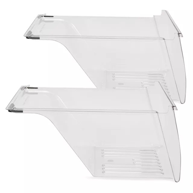 2 x Crisper Drawer Compatible with Frigidaire Refrigerator 240337103 240337107