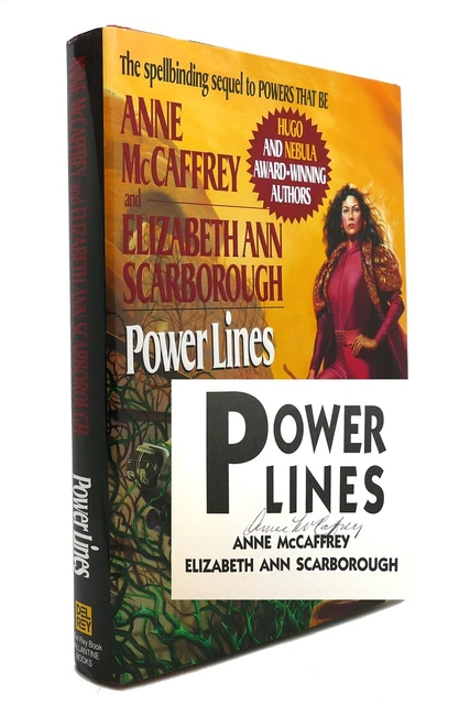 Anne McCaffrey POWER LINES Signed 1st 1st Edition 1st Printing