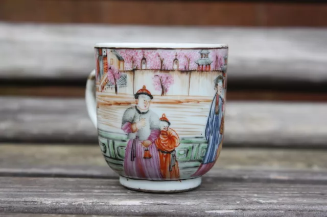 18th Century Chinese Mandarin Coffee Cup Qianlong Period 3