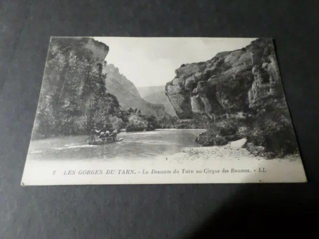Cpa Les Gorge Du Tarn, Barque, Anime', Postcard