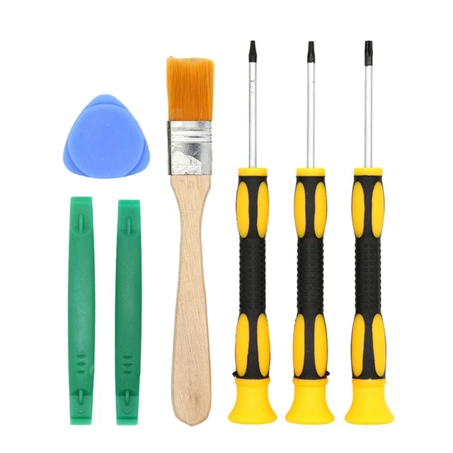 Ensemble professionnel de 7 visseuses T6H T8H T10H Hexagon Torx + outils Pry